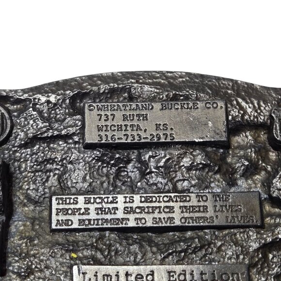 Paramedic Fireman Police Belt Buckle Vintage Emergency 911 Officer Fire Fighter - Picture 12 of 15